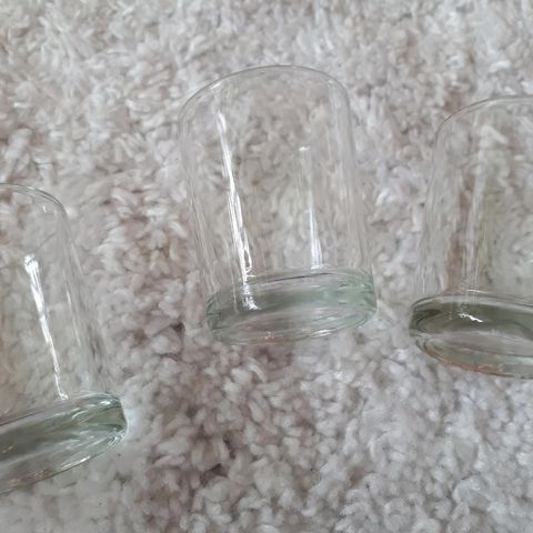 3 små glass