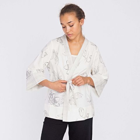 🌿Ny Loungewear kimono fra Pierre Robert ×Jenny Skavland Str S/M