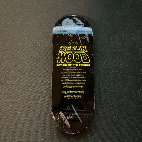 Berlin Wood Fingerboard star wars