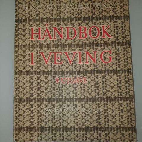 Håndbok i veving. 9 utgave ( 1950)