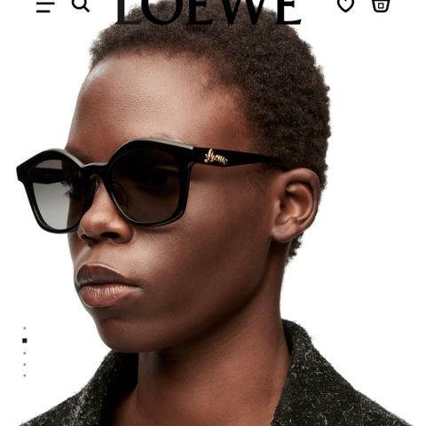 LOEWE solbriller Browline sunglasses in acetate