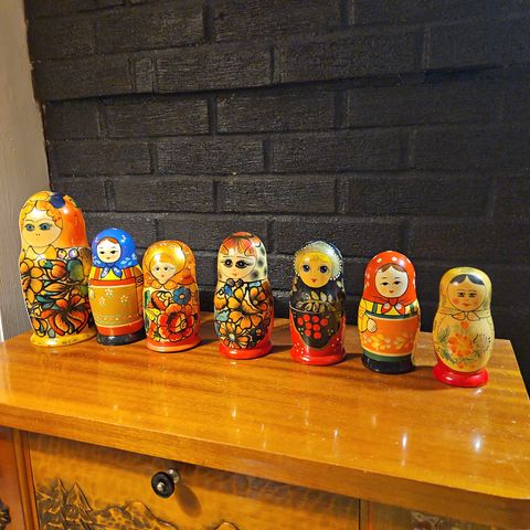 Diverse Matryoshka dukker