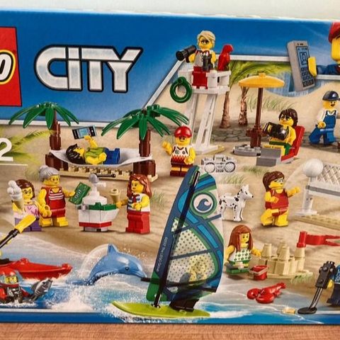 Ny og uåpnet Lego city minifigurer 60153 Fun at the beach