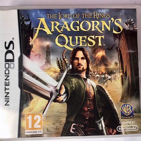 The Lord of The rings Aragon’s Quest nintendo ds spill