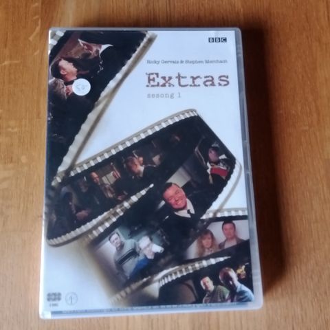 Extras - BBC serie Komedie Sesong 1 + 2  - To Stk Dobbel DVD