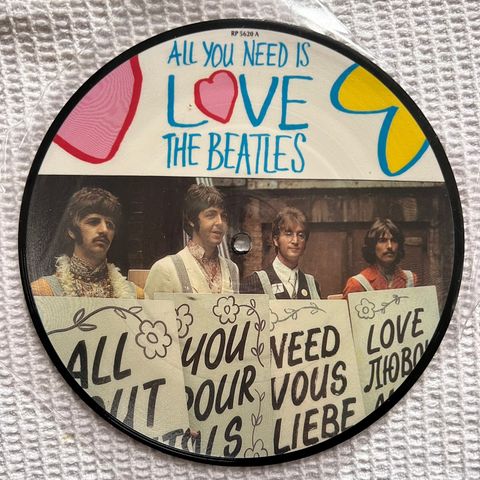 The Beatles, All you need is love, picture disc 7’’