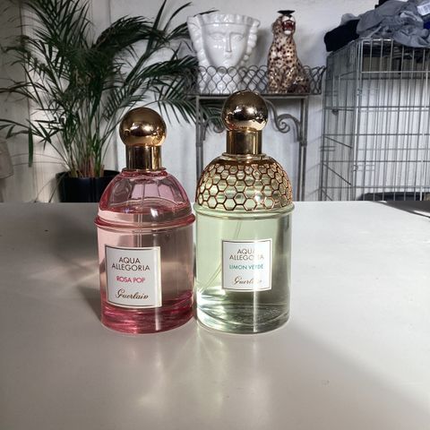 Guerlain  Rosa pop, og Guerlain Lemon verde parfyme