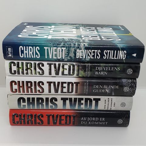 5 stk hardcover Chris Tvedt