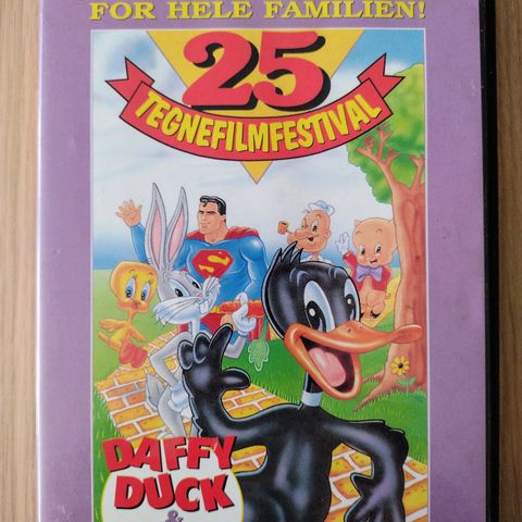 Dvd barnefilm. Tegnefilmfestival. Daffy Duck og venner. Norsk tale.