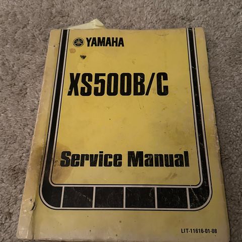 Yamaha XS500B/C Service Manual