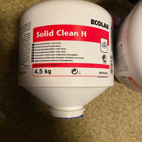 ECOLAB Solid Clean S og H