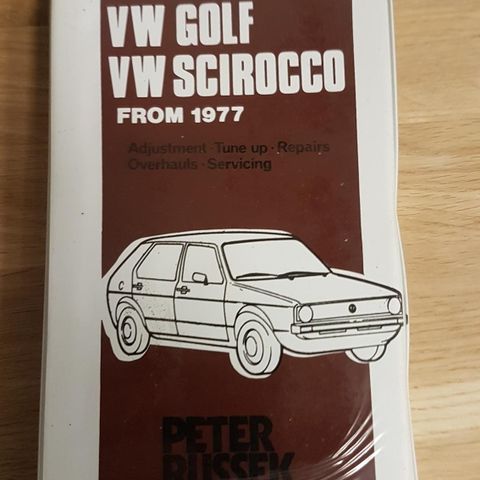 VW Golf verkstebok.
