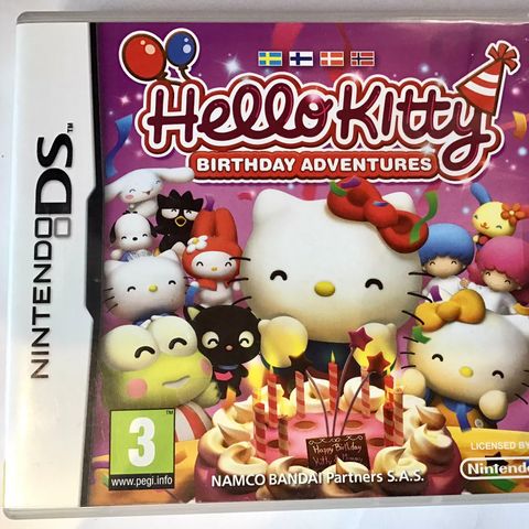 Hello Kitty Birthday Adventures Nintendo DS spill 🚨NY PRIS!!