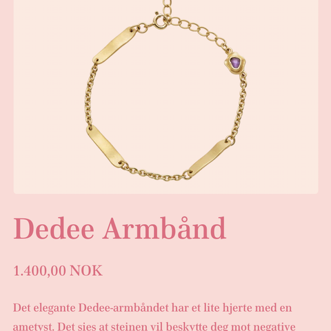 Maanesten dedee armbånd