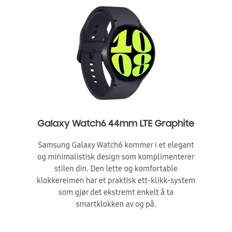 Galaxy Watch6 44mm LTE Graphite