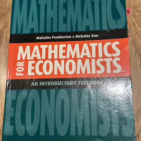 Mathematics for Economists 3rd Edition