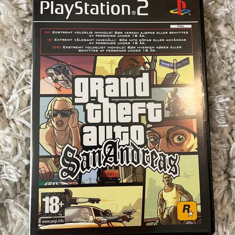 Grand Theft Auto: San Andreas Ps2 Playstation 2