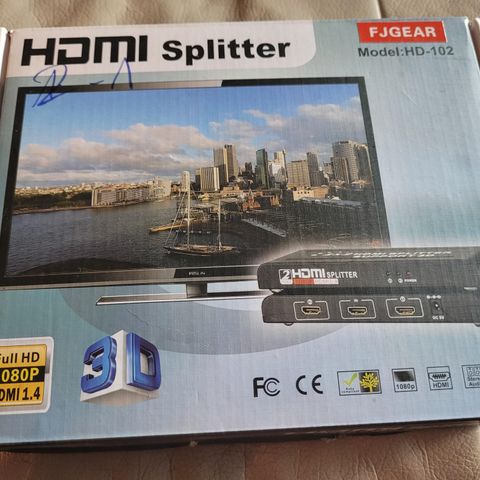 HDMI splitter.