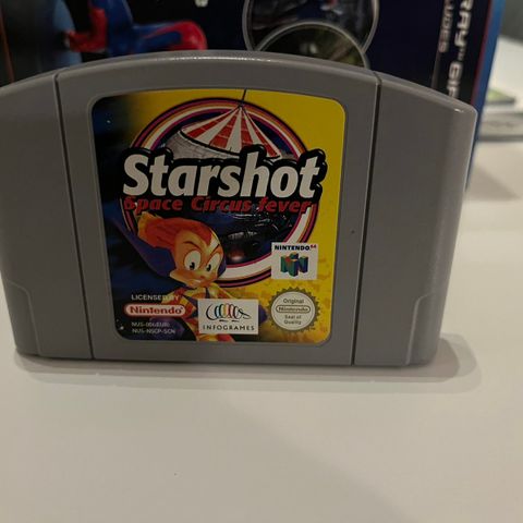 Nintendo 64 Starshot Space Circus Fever N64 Engelsk cover ikke fransk osv..