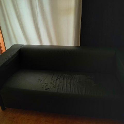 Selger billig bruk sofa 2.5 seter er ok