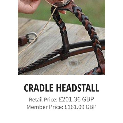 Parelli Cradle headstall + Cradle Bit C3 NY PRIS
