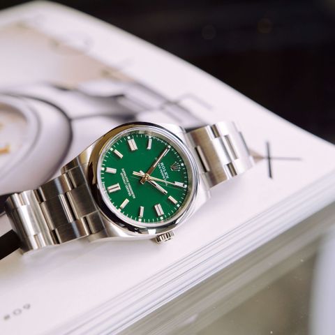 Ønskes kjøpt Rolex OP36 126000 grønn