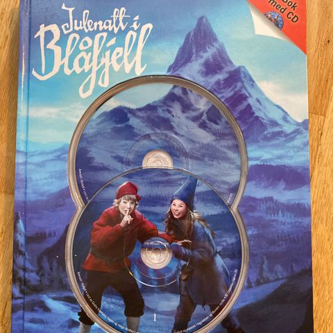 Julenatt i Blåfjell (bok og uåpnet lydbok på CD)