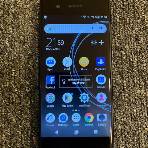 Xperia 32GB modell G-3112 se bilder&lese SD kort plass 2 sim 1000kr ferdig prute