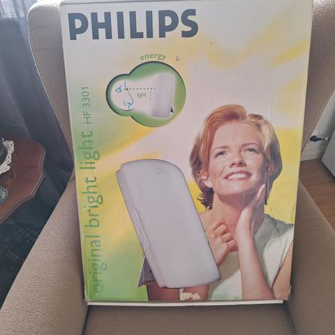 Ny Philips Orginal Bright Light Lampe Energi