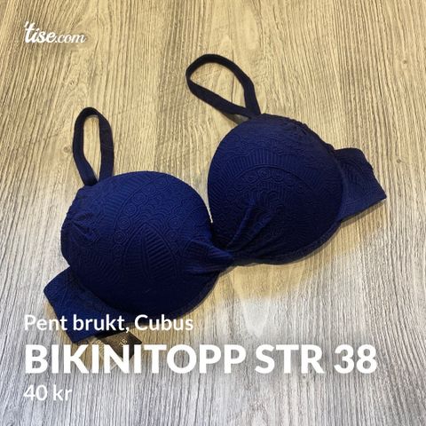 BIKINITOPP/BIKINI/CUBUS/BLÅ