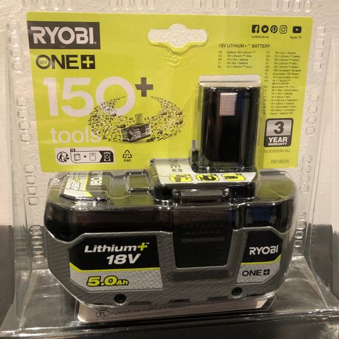 Ubrukt Ryobi RB1850X