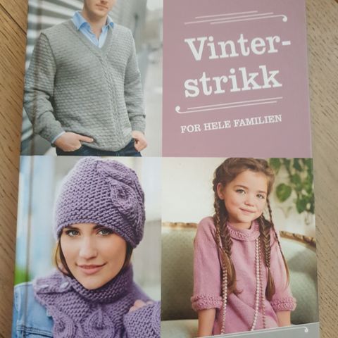 Strikkebok "Vinterstrikk for hele familien "