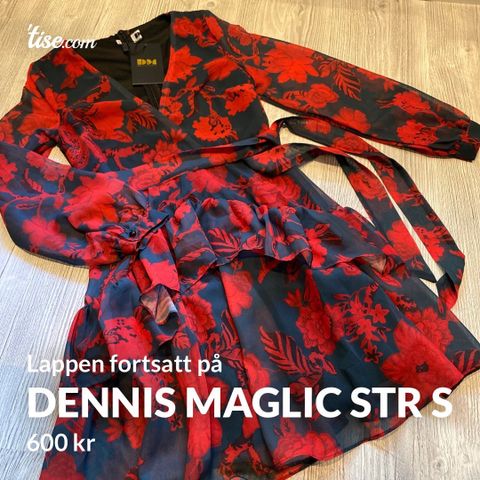 KJOLE/DENNIS MAGLIC/FESTKJOLE/BLOMSTER/DM