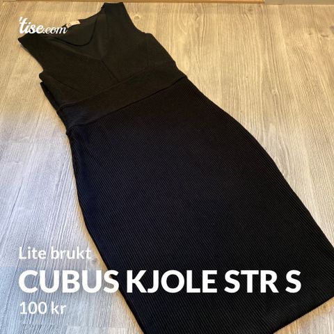 KJOLE/SVART/CUBUS/ENKEL