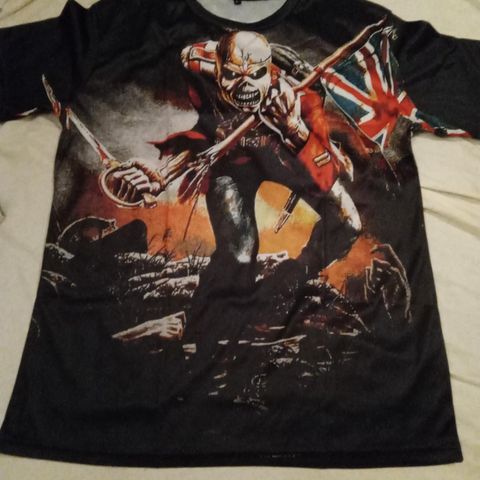 tee shirt iron maiden the trooper str L (M)