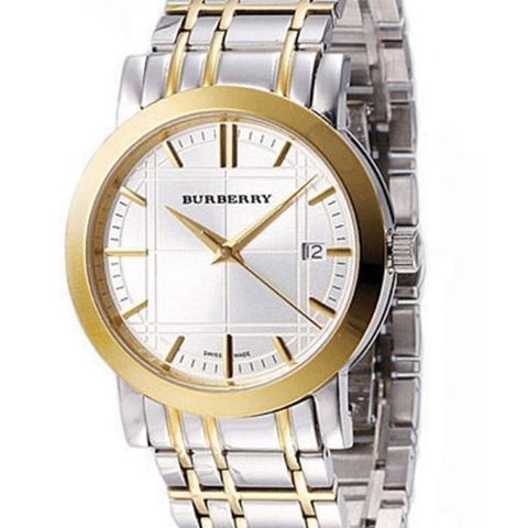 Burberry klokke  BU1358 Silver Gold luxury unisex