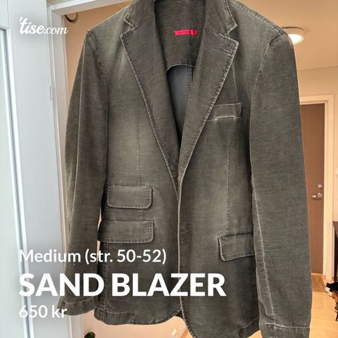 Selger en flott khaki blazer fra Sand