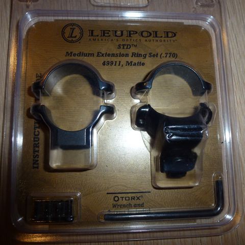 Leupold  std  medium extension ringer 1"