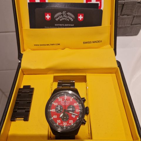 Swiss Military Hawk Nero Chrono klokke