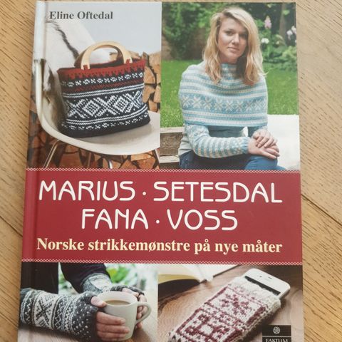 Strikkebok "Marius. Setesdal. Fana. Voss. Norske strikkemønstre på nye måter".