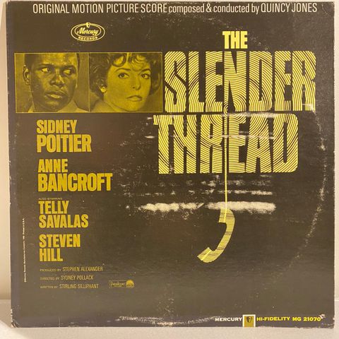 Quincy Jones - The Slender Thread (Original Motion Picture Score) (VG+ / VG+)
