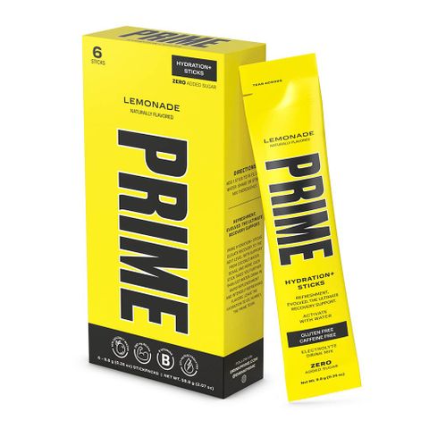 Prime Hydration Lemonade Sticks 6-pack