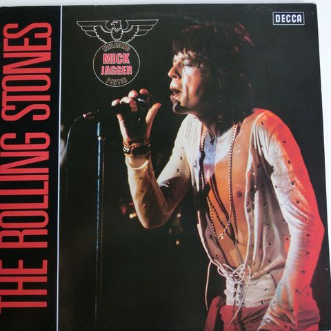 The Rolling Stones - Same (samler m/stort Jagger poster i strøken kvalitet)