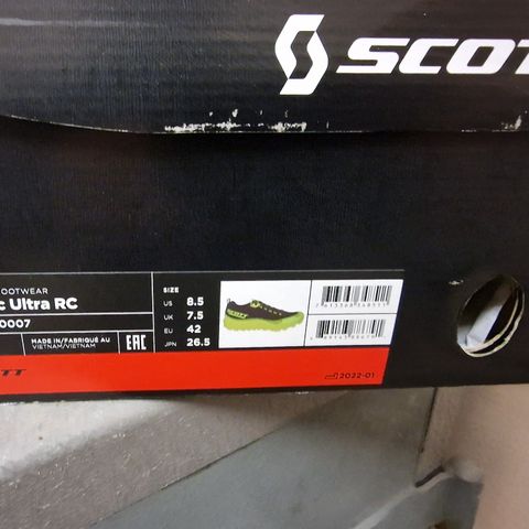 Scott rc ultra sko selges nye