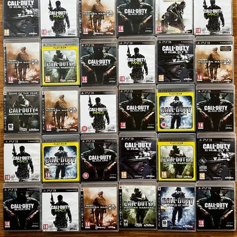 ps3 spill COD CALL OF DUTY