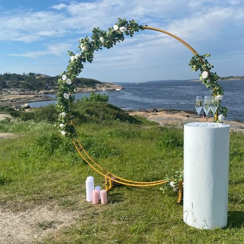 Backdrop med blomster til bursdag, bryllup.