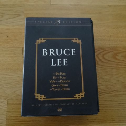 Bruce Lee filmer på DVD