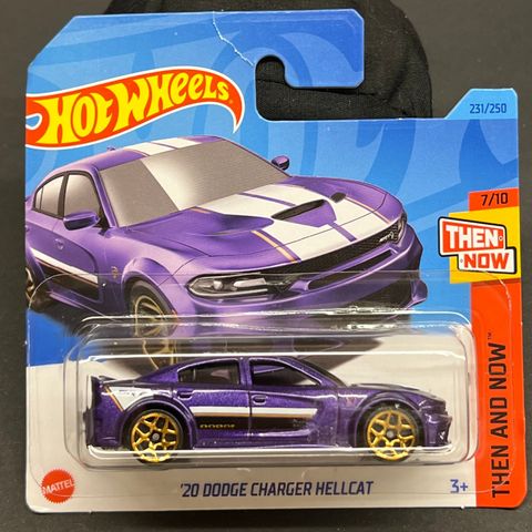 Hot Wheels 20 Dodge Charger Hellcat - THEN AND NOW - HKJ45