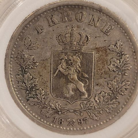 1 krone Norge 1897.