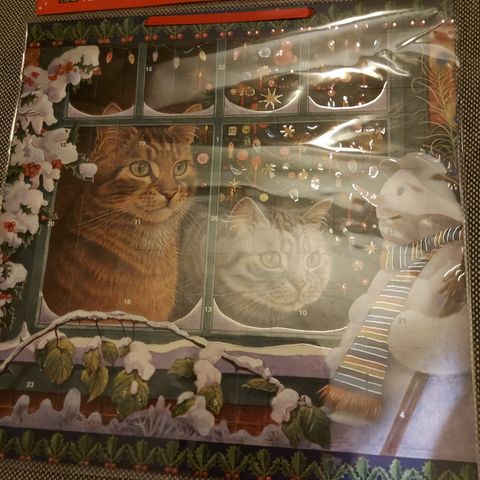 Lesley Ann Ivory katte adventskalender. Importert fra England.